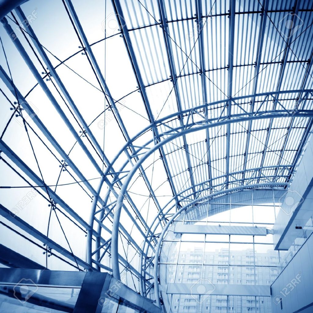 16605537-Transparent-glass-ceiling-modern-architectural-interior--Stock-Photo